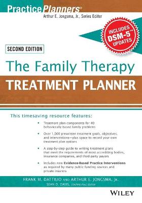 The Family Therapy Treatment Planner, with DSM-5 Updates, 2e