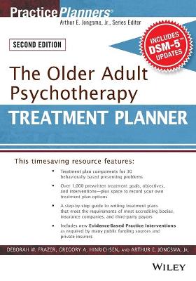 The Older Adult Psychotherapy Treatment Planner, With DSM-5 Updates, 2e