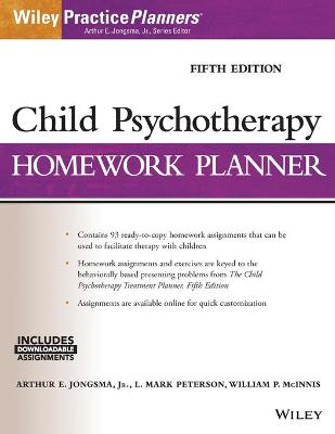 Child Psychotherapy Homework Planner 5e