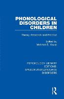 Phonological Disorders in Children