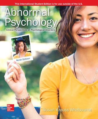 ISE Abnormal Psychology: Clinical Perspectives on Psychological Disorders