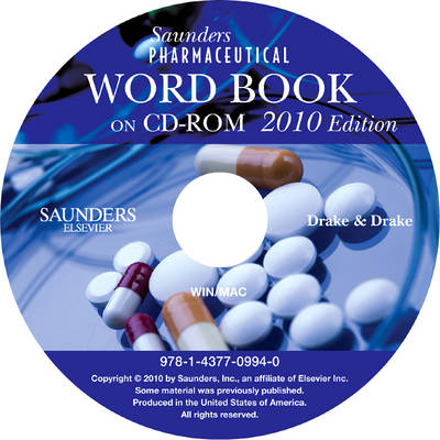 Saunders Pharmaceutical Word Book 2010