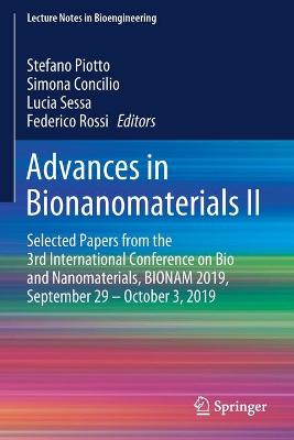 Advances in Bionanomaterials II