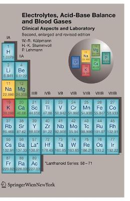 Electrolytes, Acid-Base Balance and Blood Gases